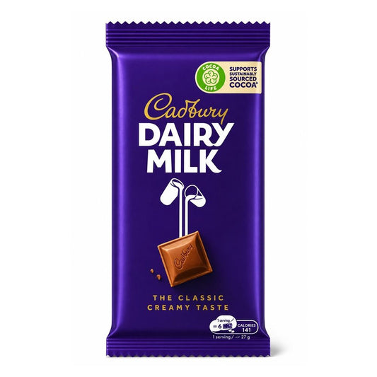 Cadbury Dairy Milk Chocolate Bar 45g — British Import