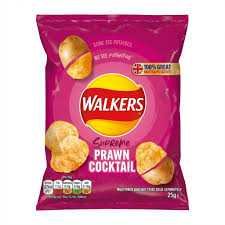 Walkers Prawn Cocktail Crisps 25g