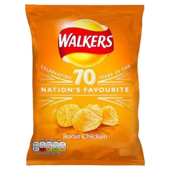 Walkers Roast Chicken Crisps 25g
