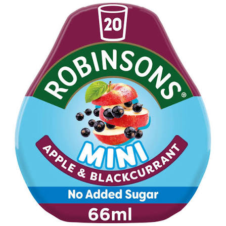 Robinsons Mini Apple & Blackcurrant 66ml