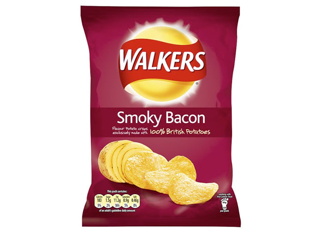 Walkers Smoky Bacon Crisps 25g