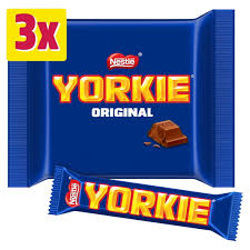 Yorkie Milk Chocolate Bar — 3 Pack | Thick & Chunky British Classic